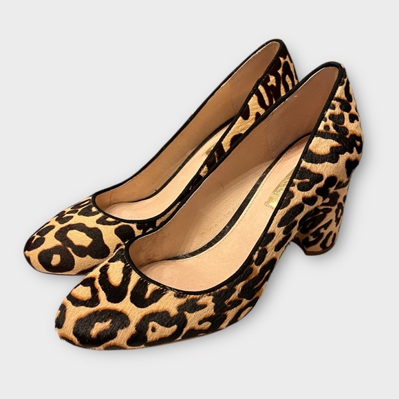 Louise et Cie Shoes - LOUISE ET CIE Leopard Print Calf Hair Almond Toe Heels Size 6.5